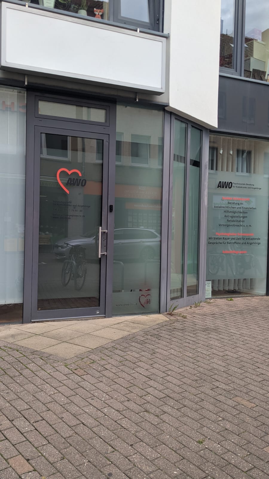 Außenansicht des Beratungbüros Hildesheim Osterstr. 39a